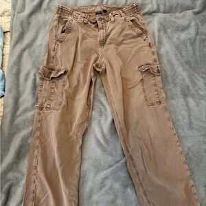 American Eagle Outfitters Tan Cargo Pants